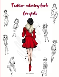  Fashion coloring book for girls