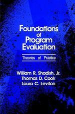  Foundations of Program Evaluation