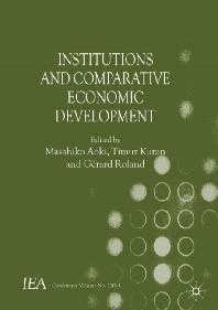  Institutions and Comparative Economic Development