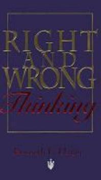  Right and Wrong Thinking