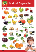  FRUITS VEGETABLES(야채 과일)(벽보)