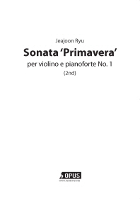  Sonata 'Primavera': per violino e pianoforte No.1