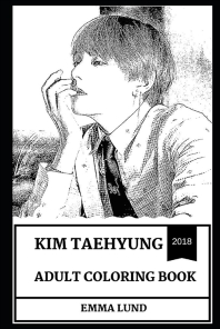  Kim Taehyung Adult Coloring Book