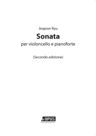  Sonata: per violoncello e pianoforte