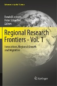  Regional Research Frontiers - Vol. 1