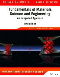  Fundamentals of Materials Science and Engineering