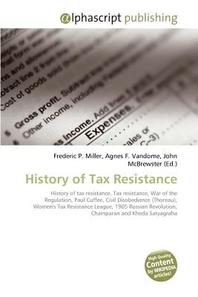  History of Tax Resistance