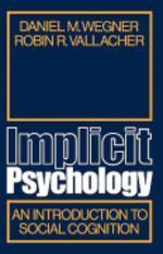  Implicit Psychology