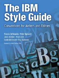  The IBM Style Guide
