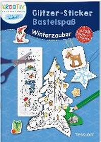  Glitzer-Sticker Bastelspass. Winterzauber