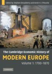  The Cambridge Economic History of Modern Europe