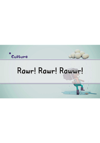  Rawr! Rawr! Rawwr!