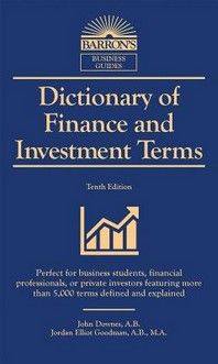  Dictionary of Finance and Investment Terms