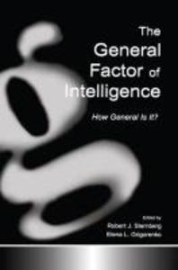  The General Factor of Intelligence