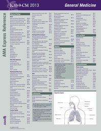 ICD-9-CM 2013 Express Reference Coding Card General