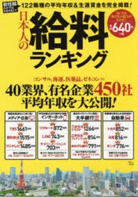  日本人の給料ランキング 初任給だけではわからない!122職種の平均年收&生涯賃金を完全揭載!
