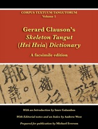  Gerard Clauson's Skeleton Tangut (Hsi Hsia) Dictionary