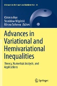  Advances in Variational and Hemivariational Inequalities