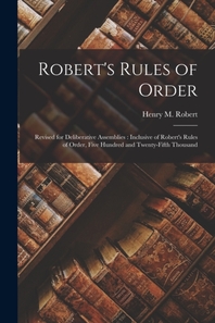  Robert's Rules of Order [microform]