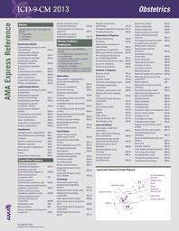  ICD-9-CM 2013 Express Reference Coding Card Obstetrics