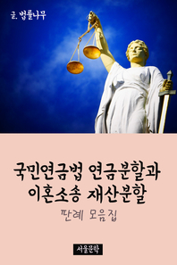  국민연금법 연금분할과 이혼소송 재산분할 (판례 모음집)