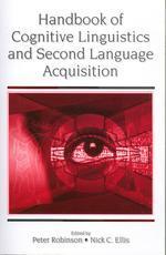  Handbook of Cognitive Linguistics and Second Language Acquisition