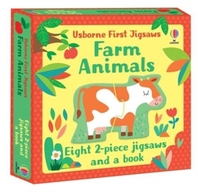  Usborne First Jigsaws: Farm Animals