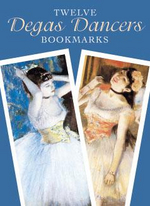  Twelve Degas Dancers Bookmarks