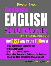  Preston Lee's Beginner English 500 Words For Portuguese Speakers