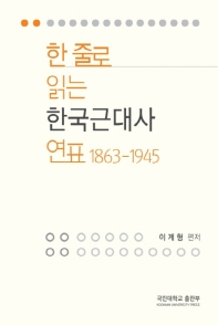 한 줄로 읽는 한국근대사 연표 1863-1945