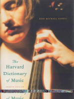  The New Harvard Dictionary of Music