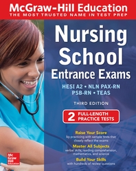  McGraw-Hill Education Nursing School Entrance Exams, Third Edition
