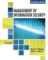  Management of Information Security, Loose-Leaf Version