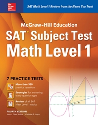  McGraw-Hill Education SAT Subject Test Math Level 1 4th Ed.