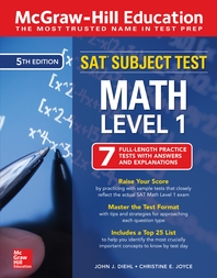  McGraw-Hill Education SAT Subject Test Math Level 1, Fifth Edition