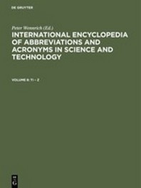  International Encyclopedia of Abbreviations and Acronyms in Science and Technology, Volume 8