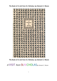  니콜라스 성자 방문. The Book of A visit from St. Nicholas, by Clement C. Moore