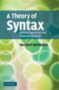  Theory of Syntax: Minimal Operations and Universal Grammar
