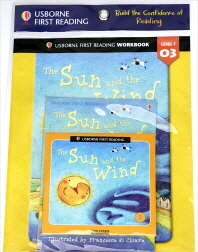  Usborne First Reading Workbook Set 1-3 : The Sun and the Wind (with CD)