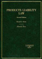  Products Liability Law