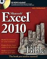  Excel 2010 Bible [With CDROM]