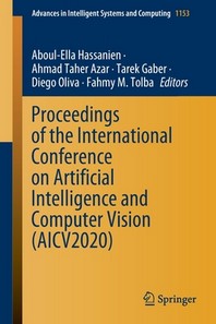  Proceedings of the International Conference on Artificial Intelligence and Computer Vision (Aicv2020)