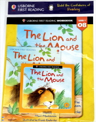  Usborne First Reading Workbook Set 1-8 : The Lion and the Mouse (with CD)
