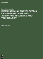  International Encyclopedia of Abbreviations and Acronyms in Science and Technology, Volume 13
