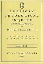  American Theological Inquiry, Volume 1, Number 2