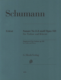 슈만 바이올린소나타 No 2 in  D Minor Op. 121(1098)