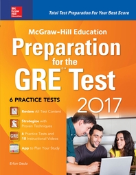  McGraw-Hill Education Preparation for the GRE Test 2017
