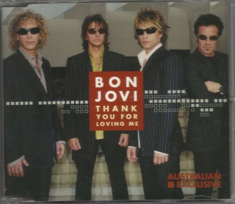 Bon Jovi - THANK YOU FOR LOVING ME (Part 2) Australian exclusive [수입 / 5트랙] 새것같은 개봉 * 본 조비