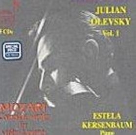 Julian Olevsky 줄리안 올레프스키 - 모차르트: 바이올린과 피아노를 위한 소나타 전곡집