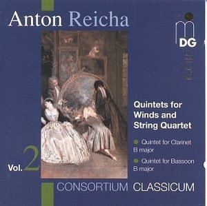 Consortium Classicum / 라이하 : 목관 오중주와 현악 사중주 2집 (Reicha : Quintets For Winds And String Quartet Vol . 2) (수입/MDG30105022)